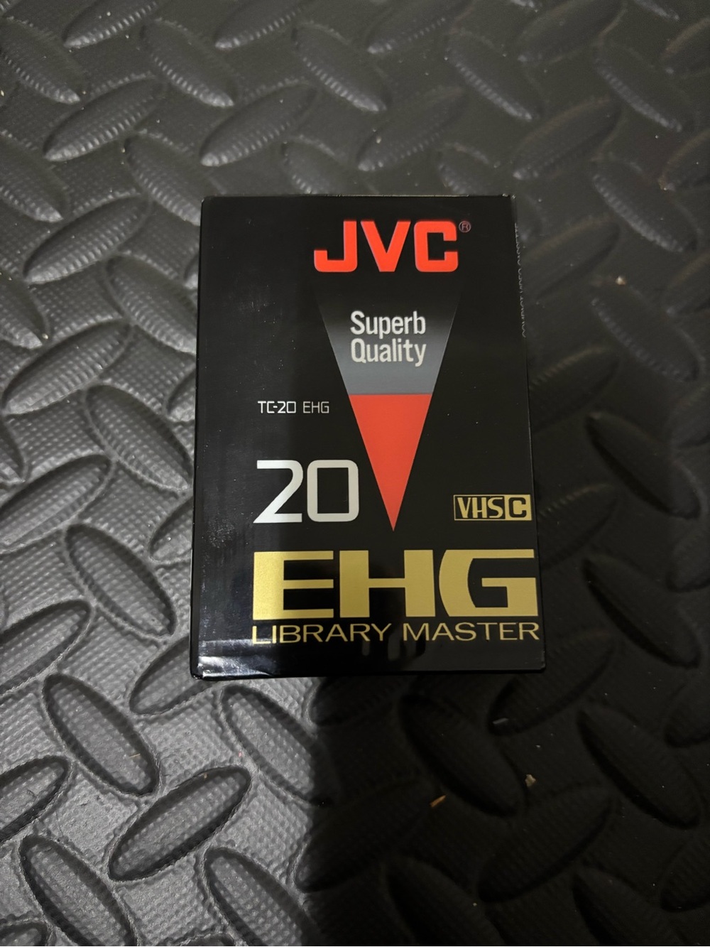 JVC Black & Gold EHG 20 VHS-C Library Master Tape
